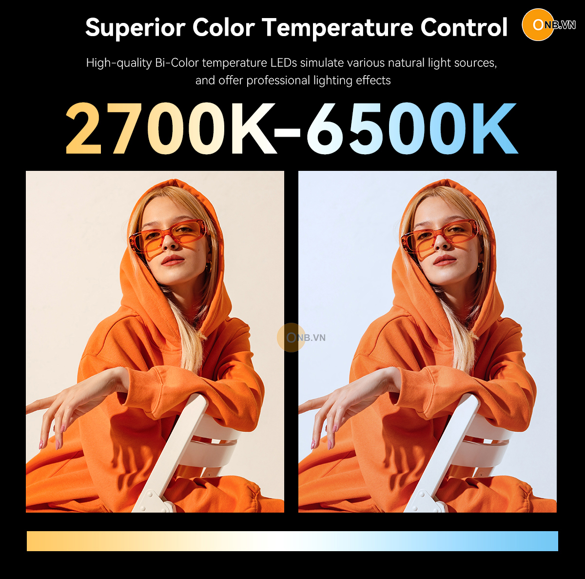 Smalrig RC 60B COB Đèn Led 60w 2700-6500k 4376