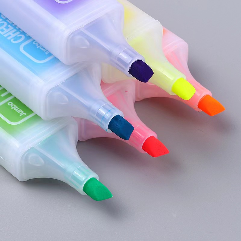 Q Bút đánh dấu nhiều màu hỗ trợ ghi nhớ công việc màu đẹp,Permanent,Highlighter-Galit625