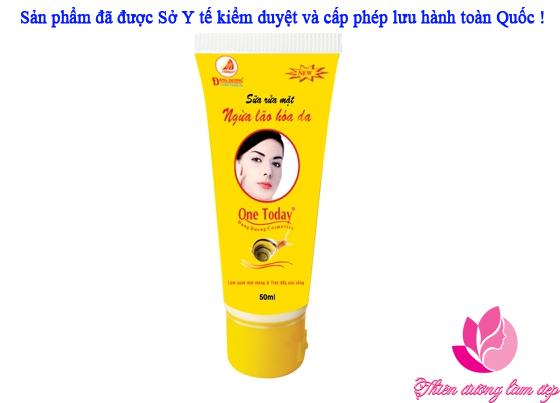 Sữa rửa mặt ngừa lão hóa da ONE TODAY - 50ml