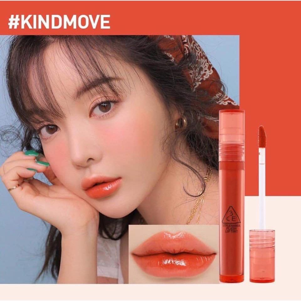 Son Tint Bóng Tỏa Sáng Lấp Lánh 3CE Flash Lip Tint.