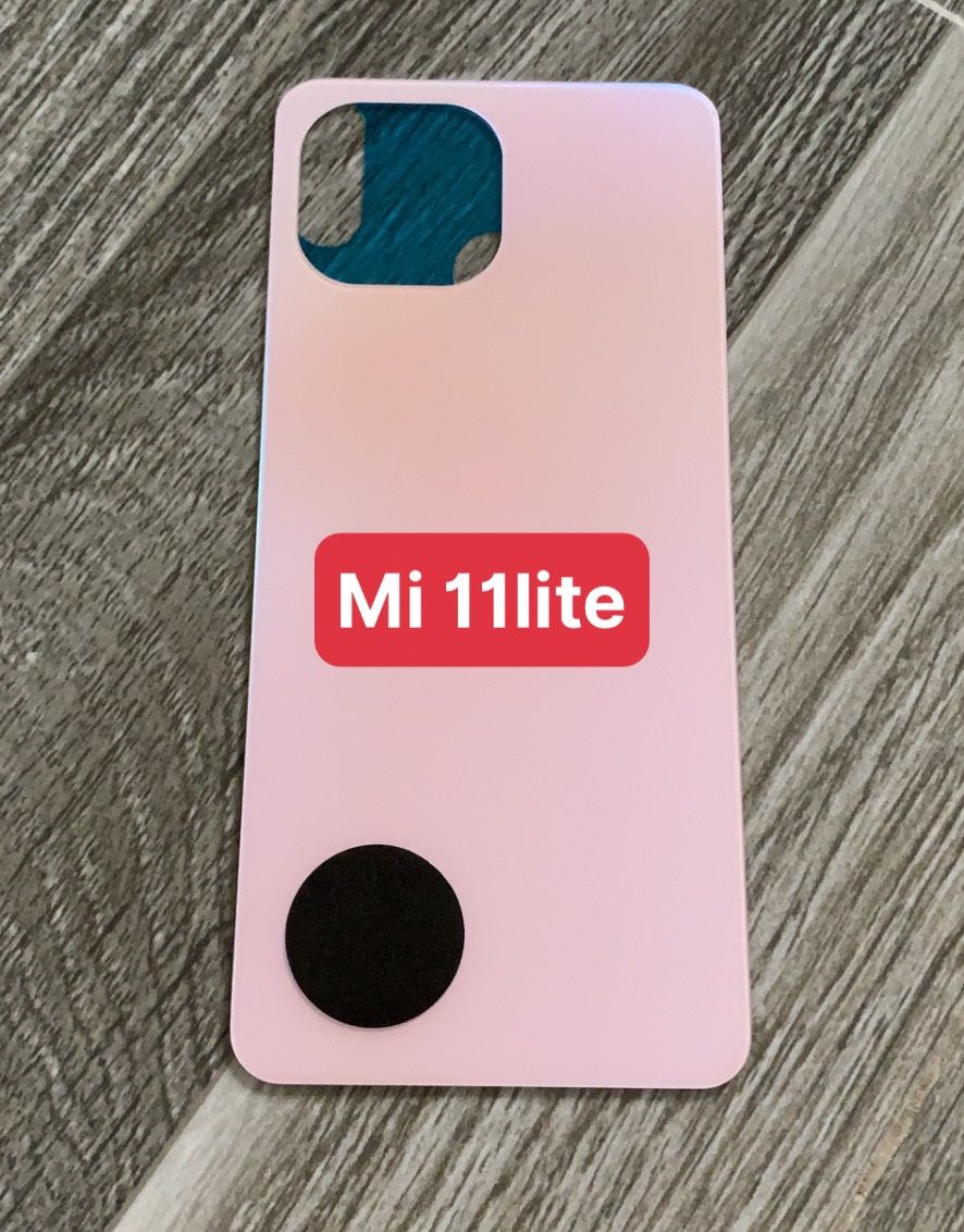 nắp  lưng xiaomi MI 11  lite zin (bằng kính)