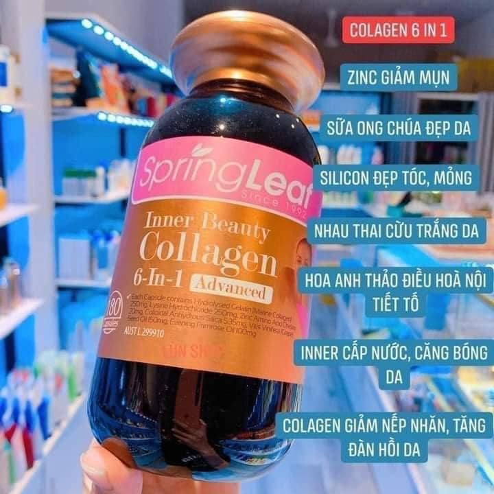 [Siêu Sale] [Chính hãng] Collagen 6in1 Spring Leaf ÚC