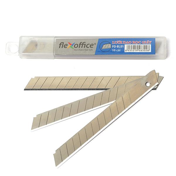 Combo 5 Lưỡi dao rọc giấy Flexoffice FO-BL01