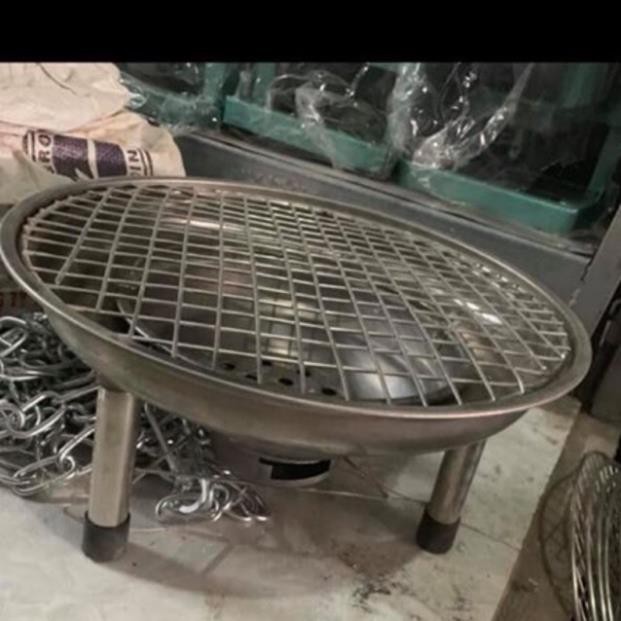 [KHO SỈ] Bếp nướng than hoa inox tròn