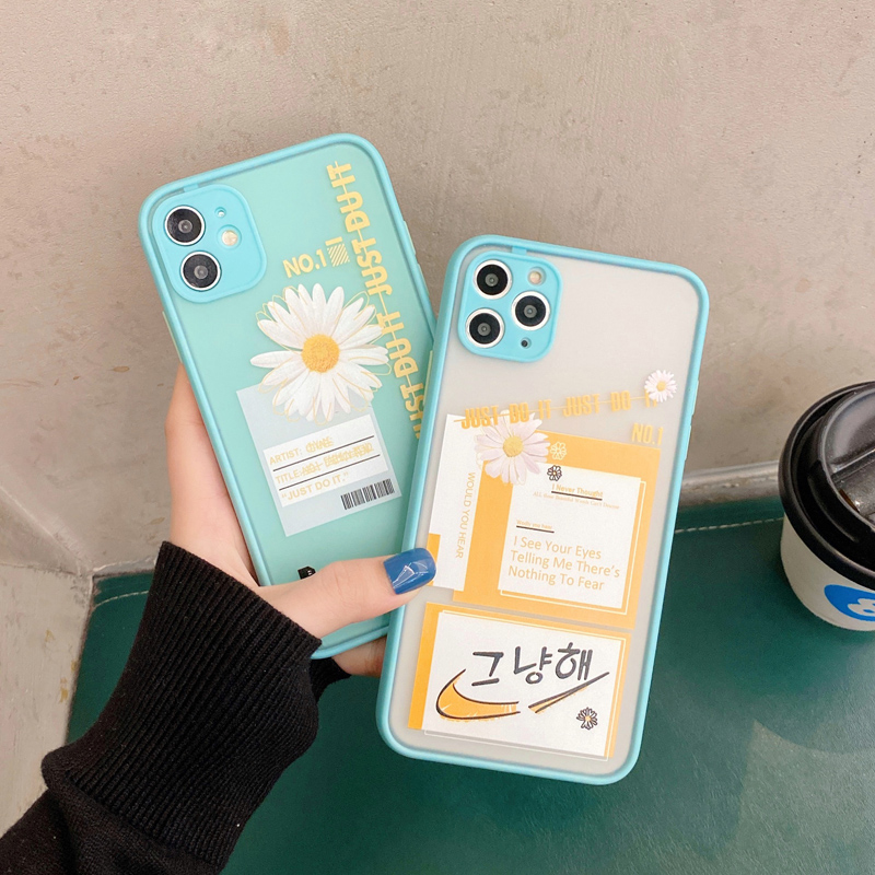 Ốp Lưng Nhám Chống Sock Va Đập Bảo Vệ Camera Little Daisy