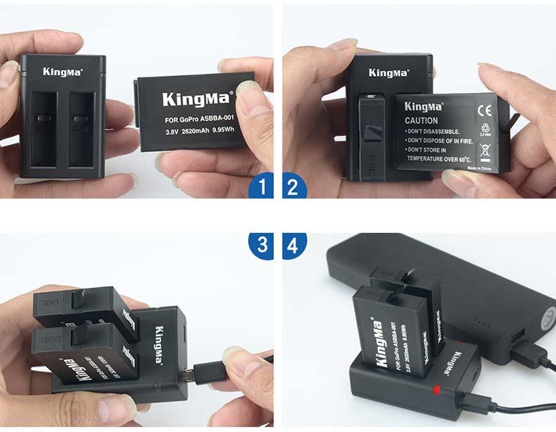 Pin Kingma cho GoPro Fusion