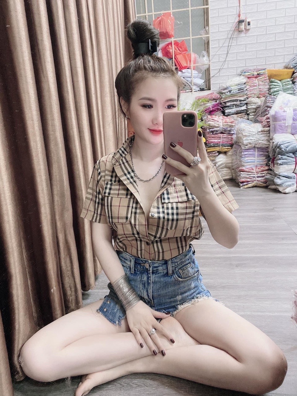 [HCM]ÁO NỮ SƠ MI CARO CÁ TÍNH QUÁ CHẤT