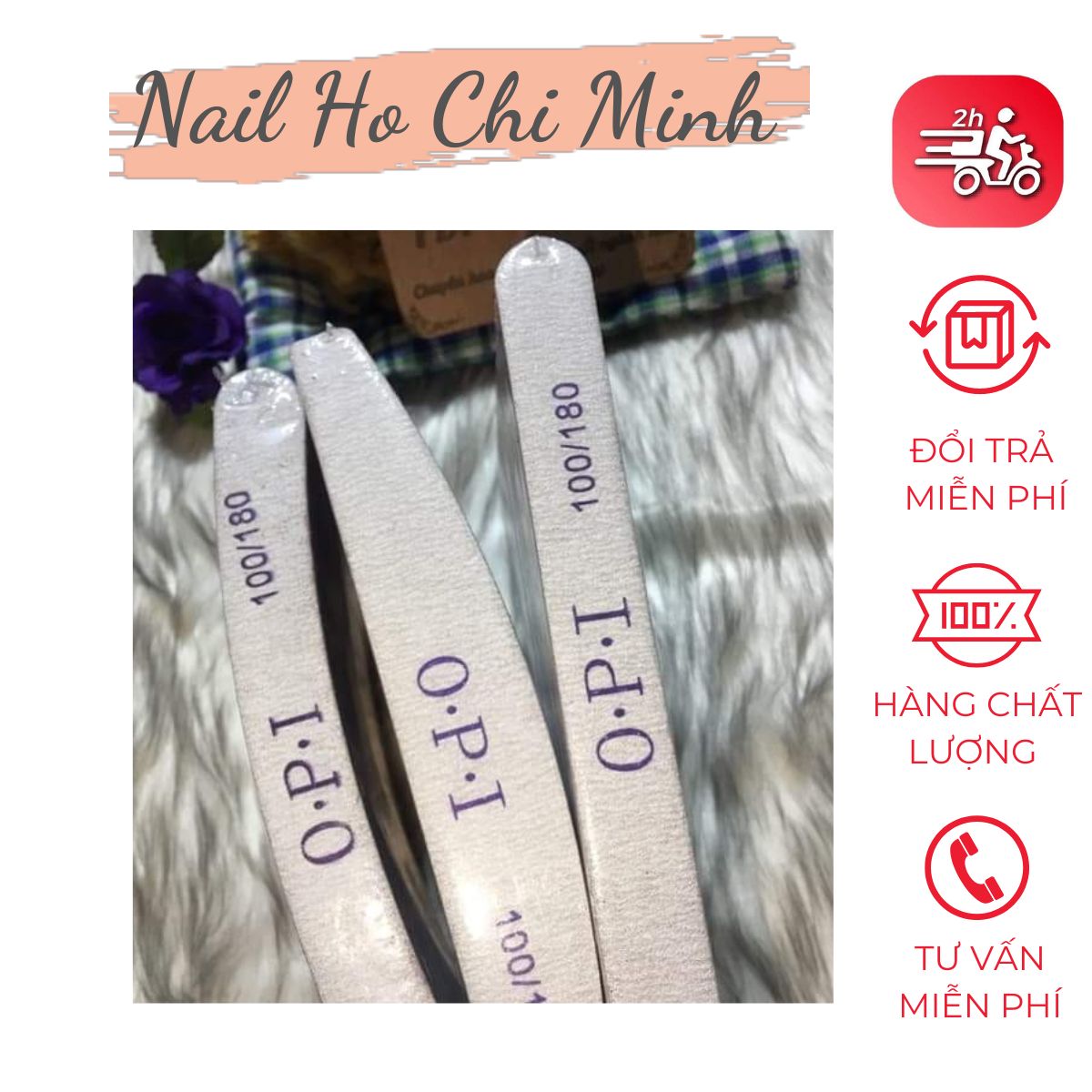 [GIÁ TỐT] Dũa dày và dũa mỏng O.P.I chính hãng chuyên dụng làm nail