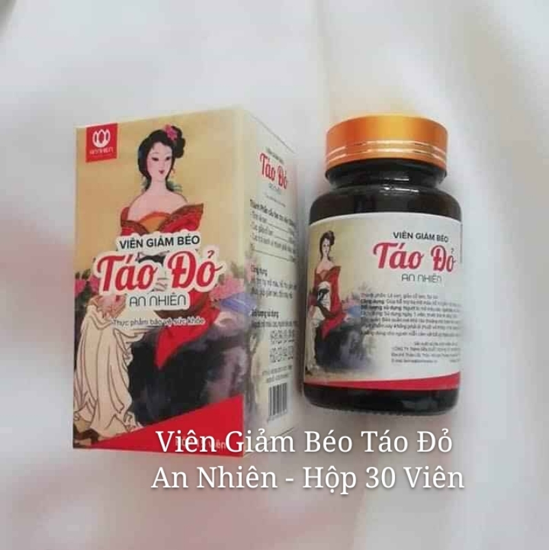 Viên Giảm Béo Táo Đỏ An Nhiên - Hộp 30 Viên giá rẻ