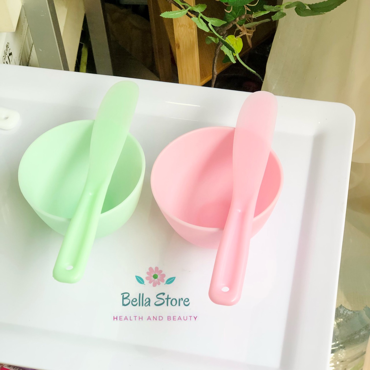 Bộ chén thìa đắp mặt nạ SLC