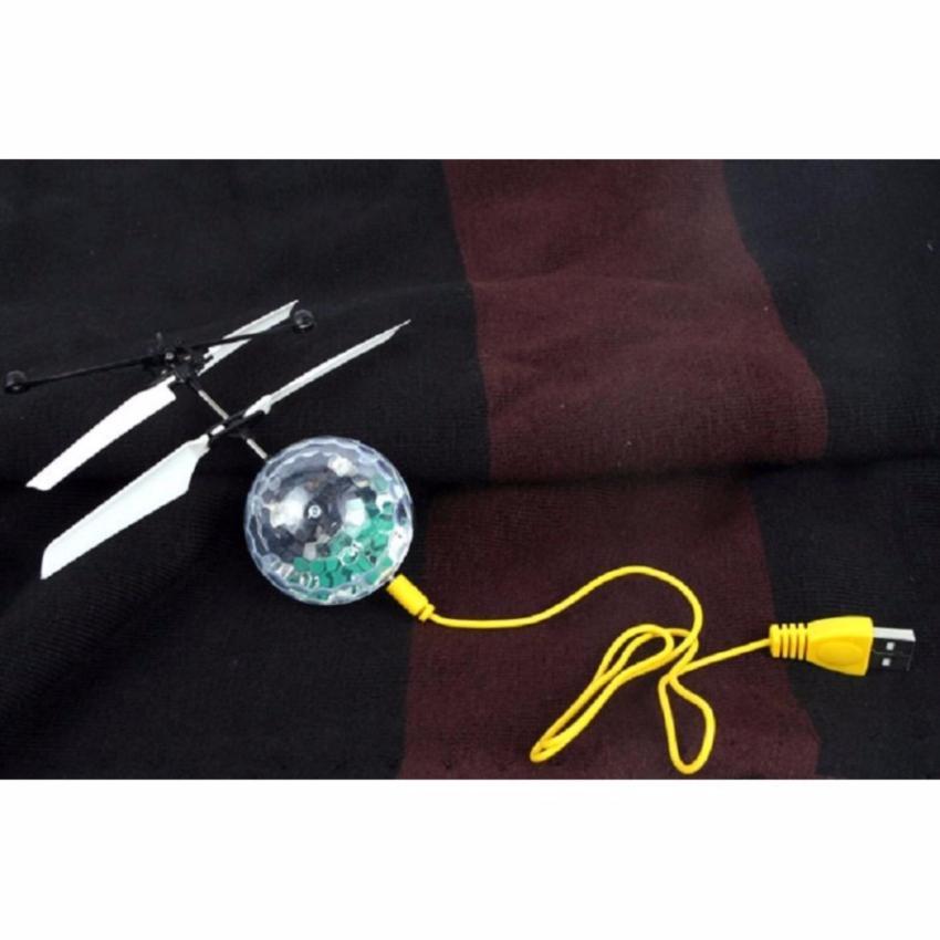 Quả cầu bay cảm ứng phát sáng Bx Electronics trong suốt làm từ nhựa ABS an toàn khi sử dụng, có kèm cáp sạc USB