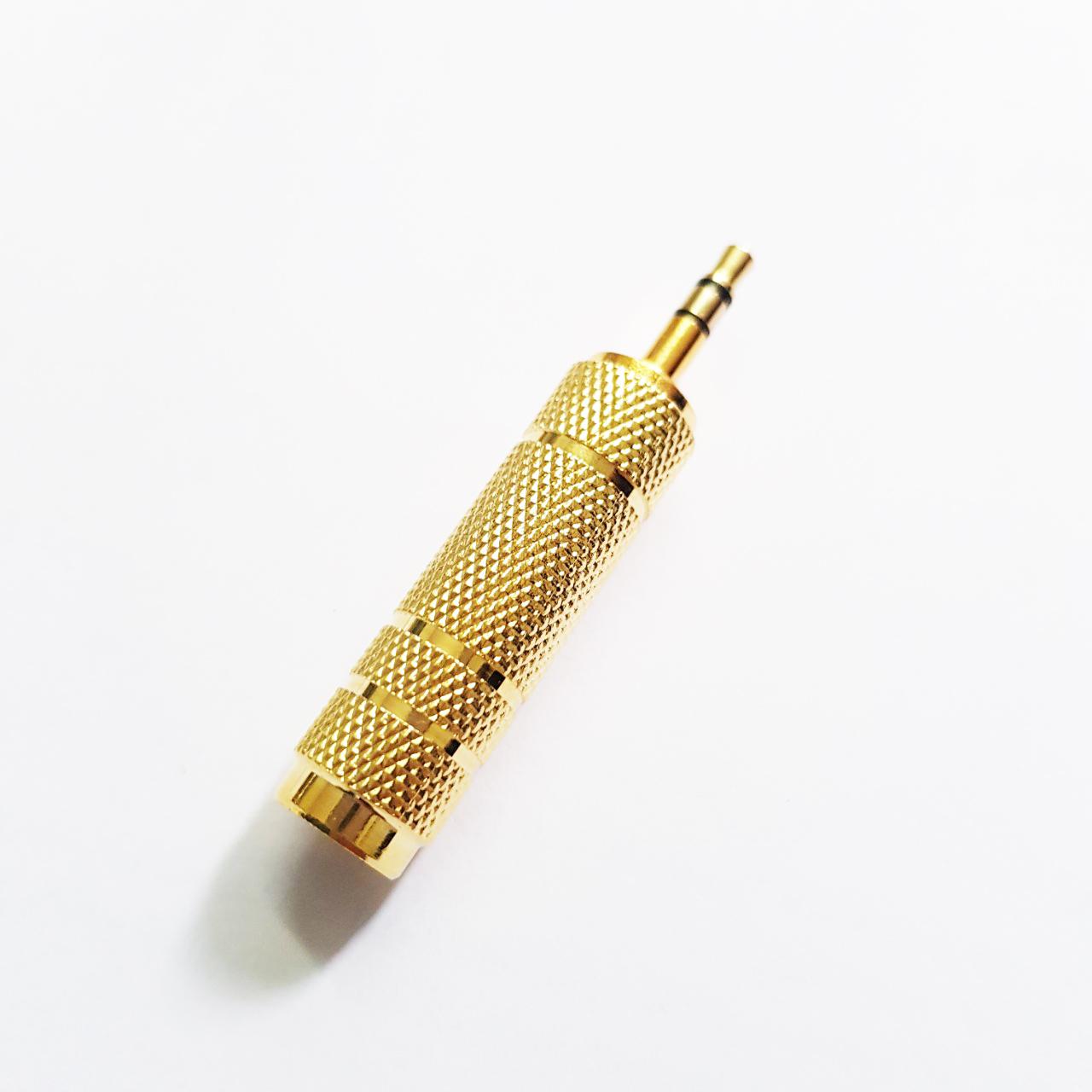 01 Jack chuyển đổi Âm thanh từ 3.5mm ra 6.5mm ( loại tốt )