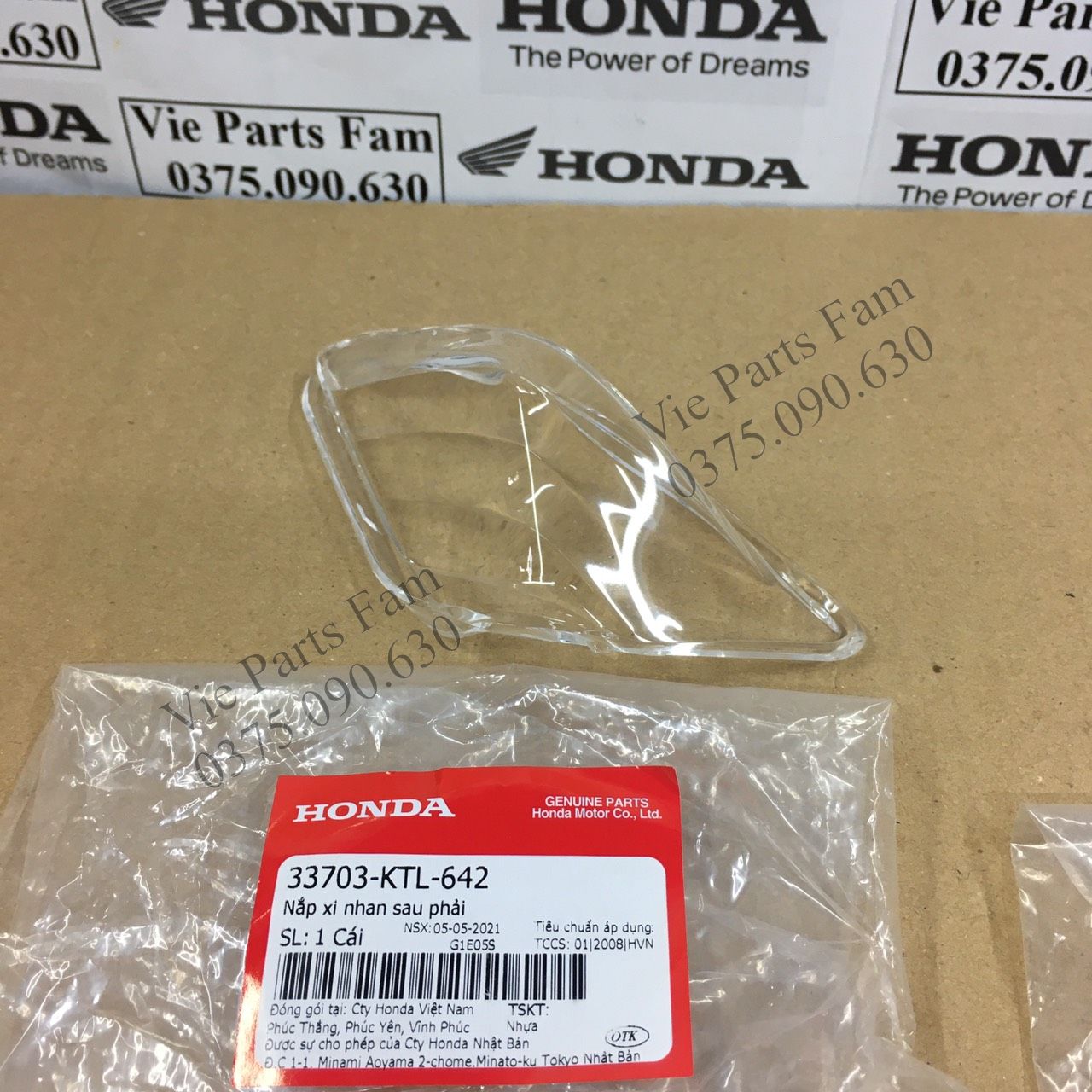 Nắp đèn hậu wave alpha 100cc, wave s 100, rs 100, hàng din honda mới 100%