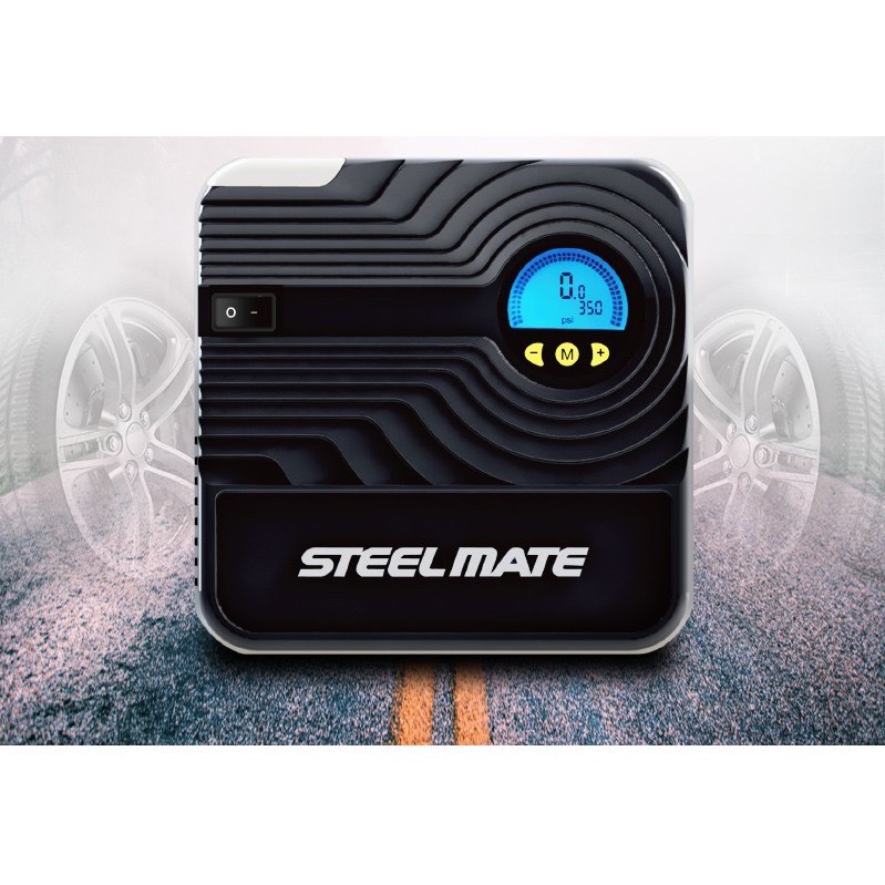 [Nhập RS0822 giảm 30k cho đơn 99k]Bơm Ô Tô Mini Tự động ngắt Steelmate