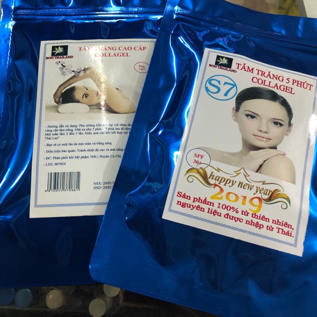 Combo 5 bịch tắm trắng siêu trắng 5 phút thái lan