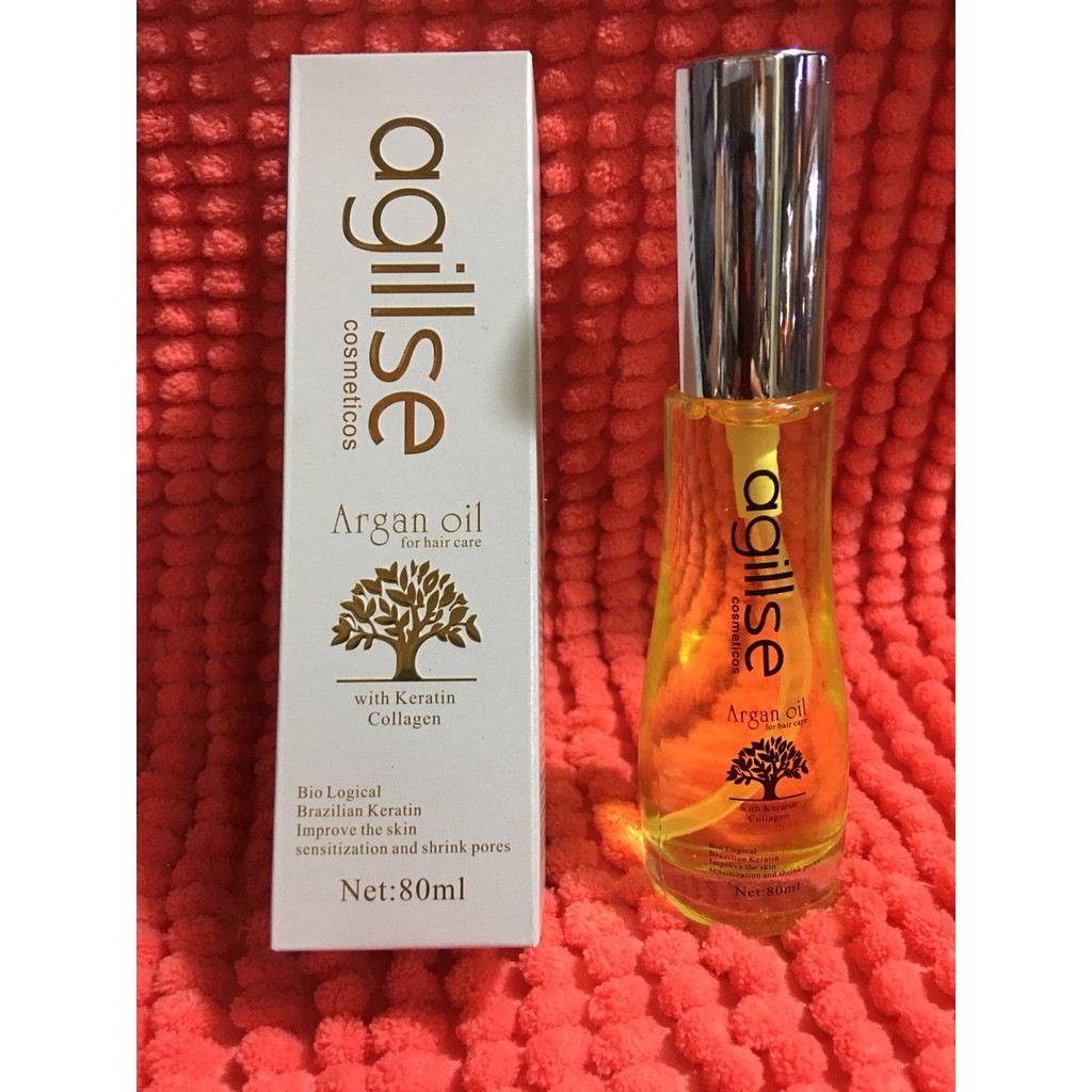 Tinh dầu dưỡng tóc agillse Argan Oil 80ml