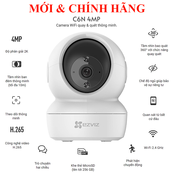 Camera wifi FHD 1080P camera EZVIZ TY2 TY1 EZVIZ C6N Ezviz C1C-B\ YOOSEE U2 5MP