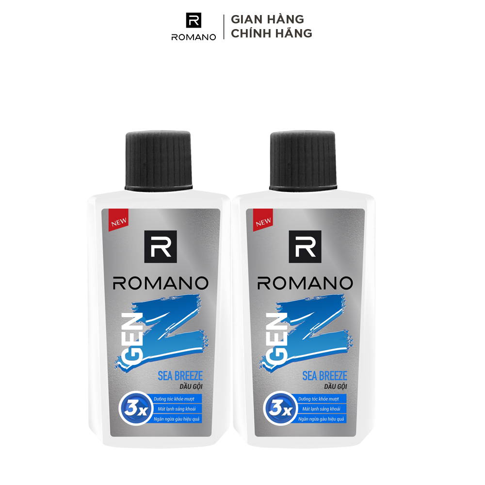 [GIFT]Combo 2 Dầu gội Romano 60g (Mùi ngẫu nhiên)