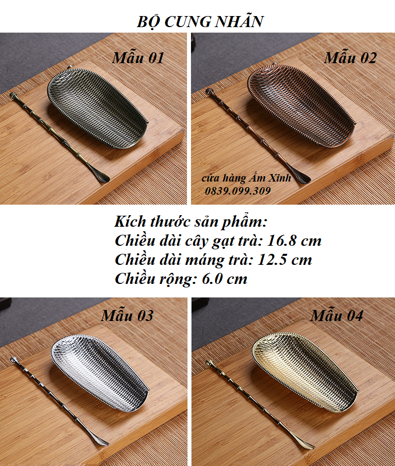 Bộ dụng cụ pha trà đạo / Bộ cung nhãn