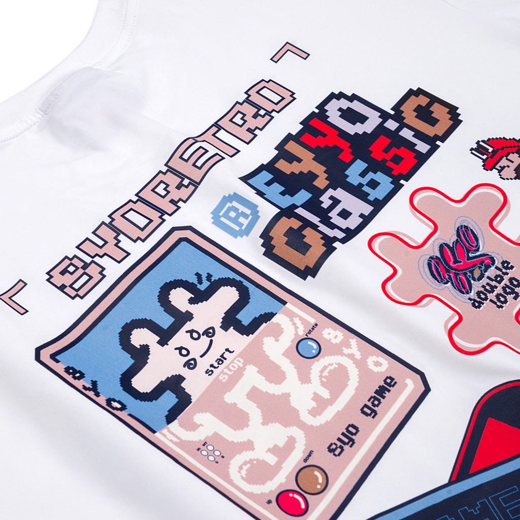 Áo thun 8YO Retro Classic Tee ver2.0 - Trắng LUCK