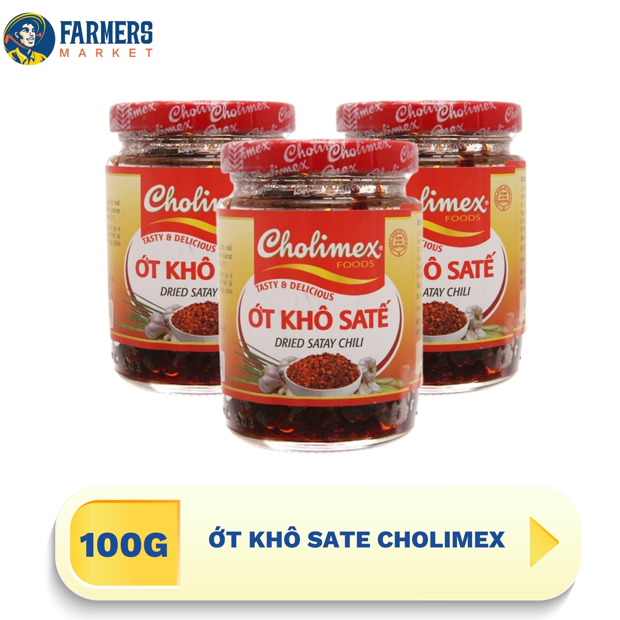 Ớt khô sate Cholimex 100G