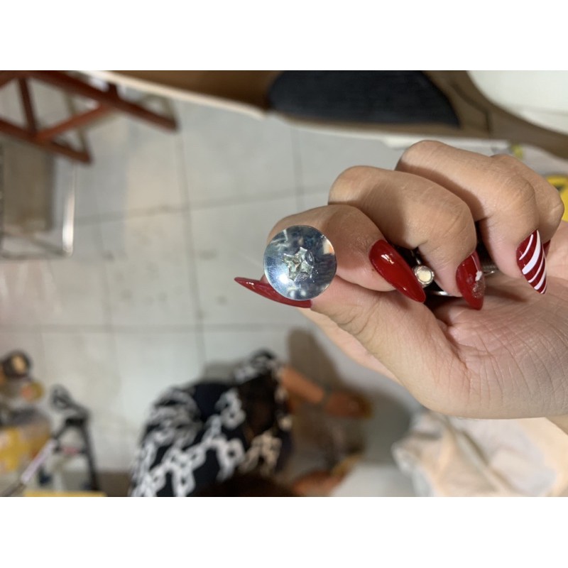 (Giá 5 con)Ốc vít đầu dù sắt xi size 6li15 - 6li20