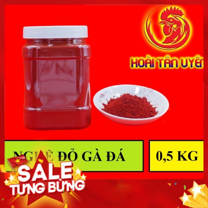 Nghệ đỏ cho gà đá bao nguyên chất bịch 0.5kg