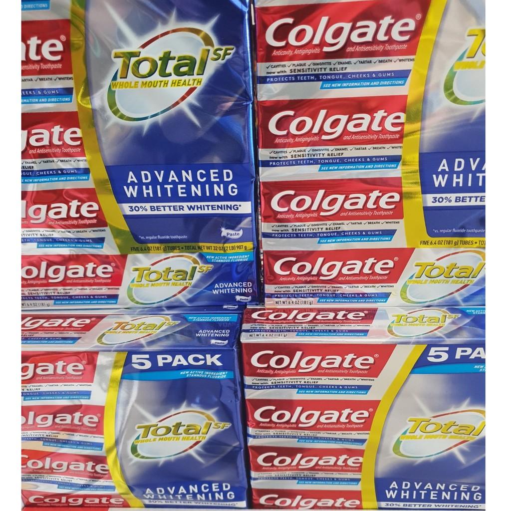 Kem Đánh Răng Colgate Total Advanced Whitening 181g - Mỹ