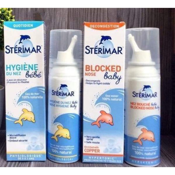 Xịt Mũi Cá heo Sterimar Nhập Khẩu Pháp