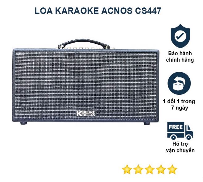 Loa kéo karaoke loa kéo karaoke mini bluetooth xách tay acnos cs447