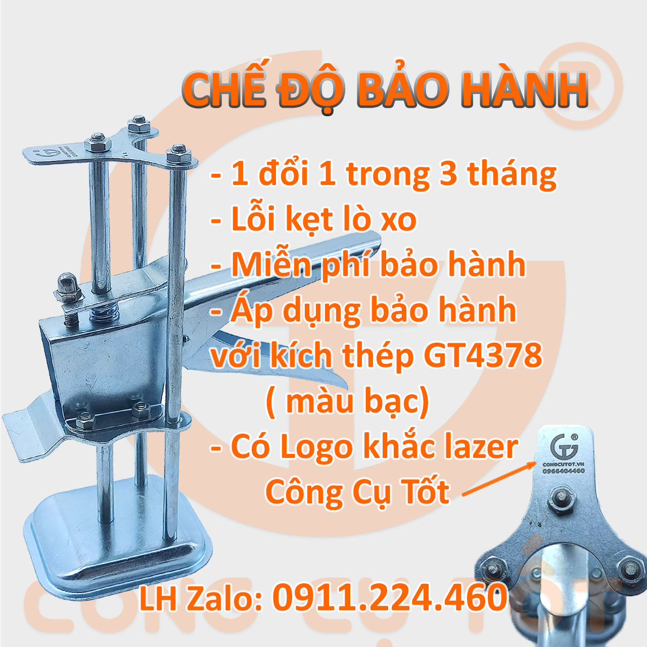 10 chiếc Kích kê gạch ốp tường - con đội lấy cốt gạch 3 trụ