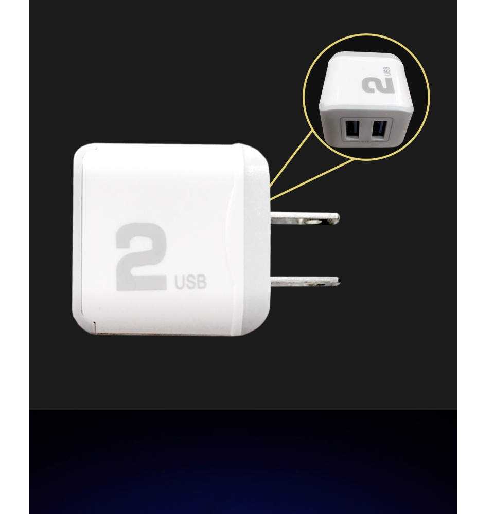 Củ sạc nhanh 2 cổng USB