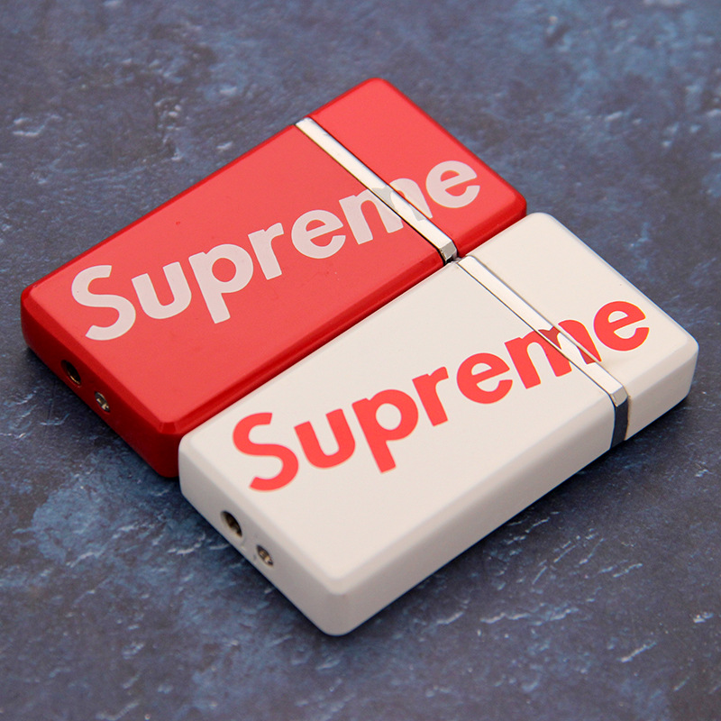 Bật Lửa Gas Supreme 2 Chế Độ Lửa Thường Và Lửa Khò ( Màu Trắng, Đỏ )
