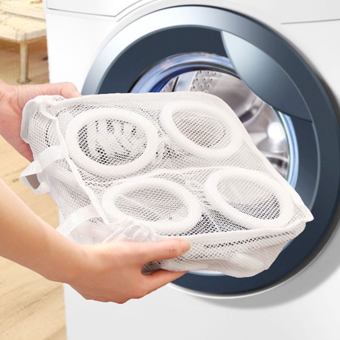 Túi giặt giày hình vuông bền đẹp, dễ dàng giặt máy