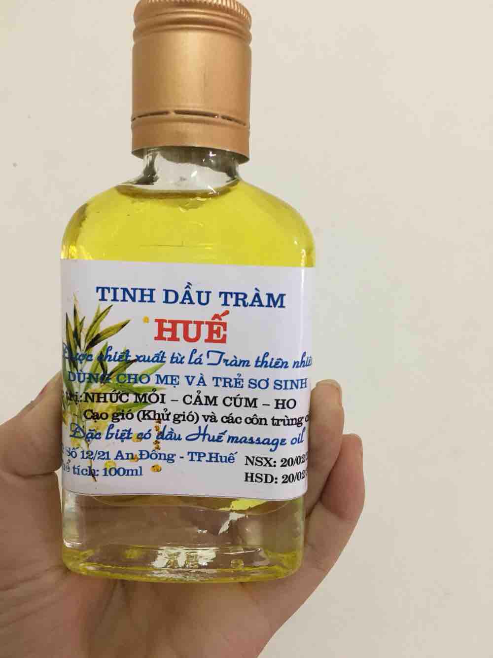 Combo 2 lọ tinh dầu tràm huế tràm vàng 100ml