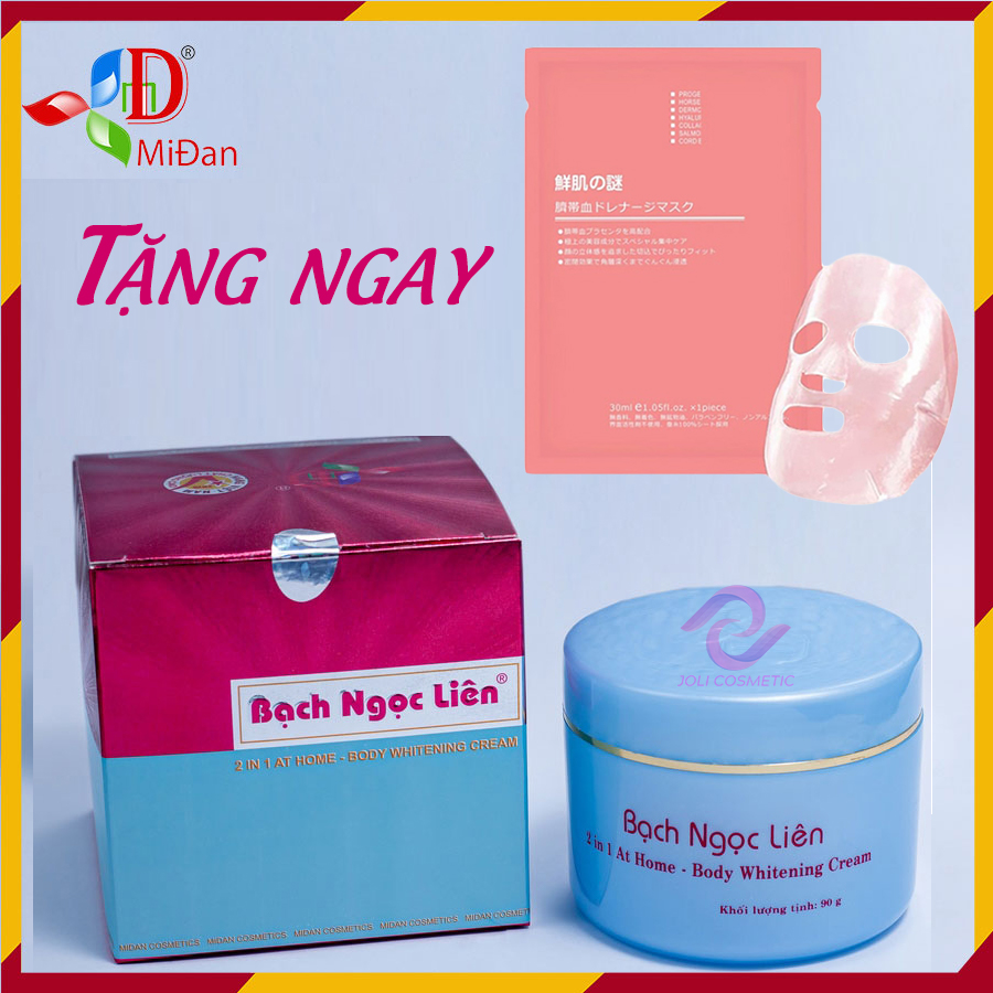 Kem Body  Bạch Ngọc Liên dưỡng trắng da toàn thân – Body Whitening 2 in 1  – MiĐan