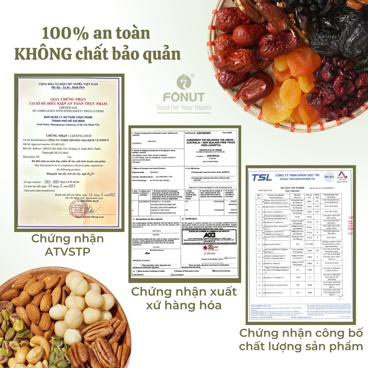 Hạt thông còn vỏ FONUT 250g - 500G