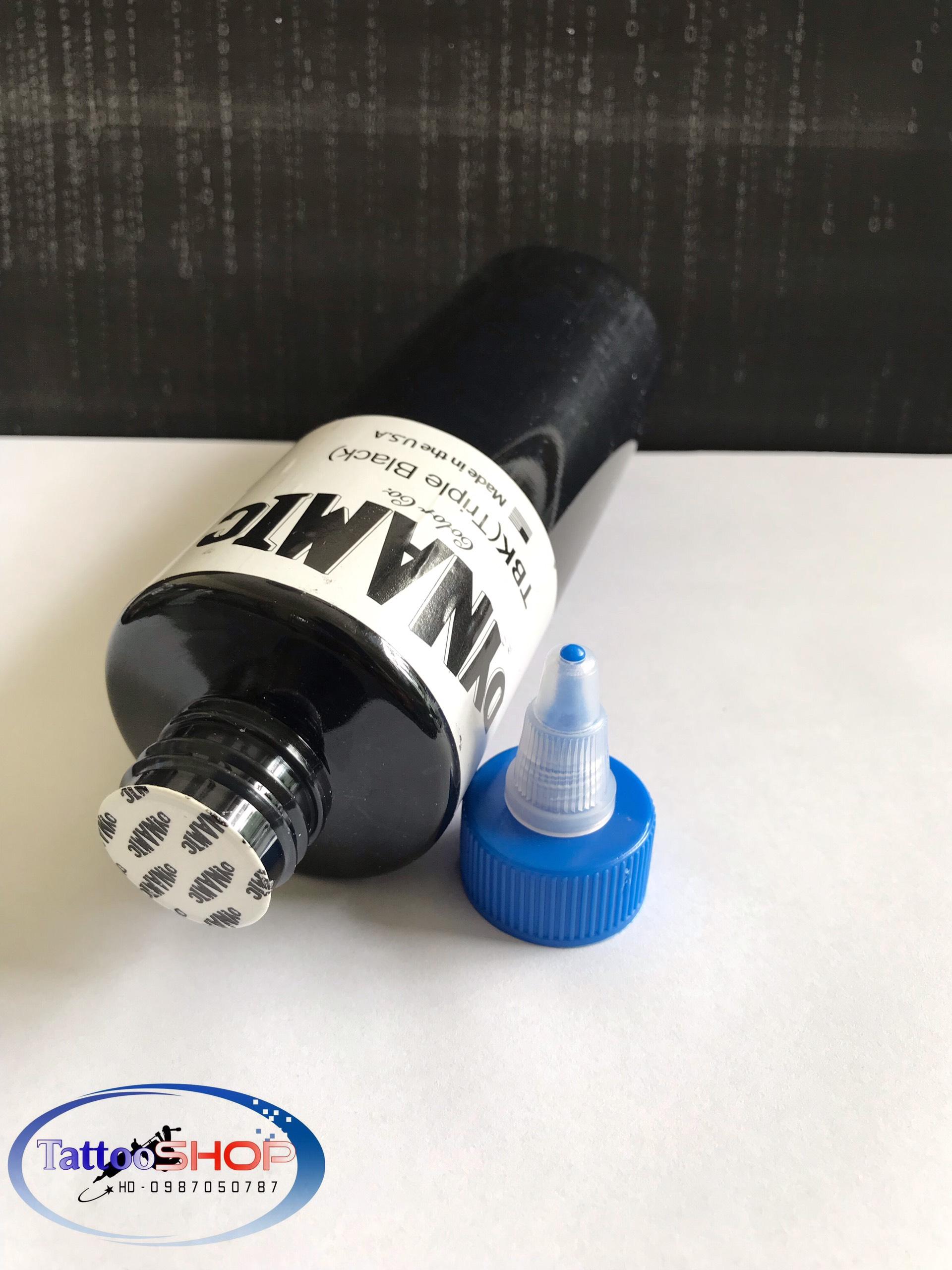 Mực xăm hình Siêu đen DYNAMIC TBK chai lớn 240ml
