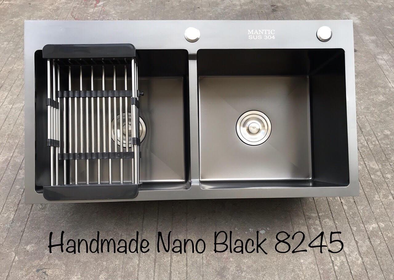 Chậu Rửa Bát Korea Nano Black 8245