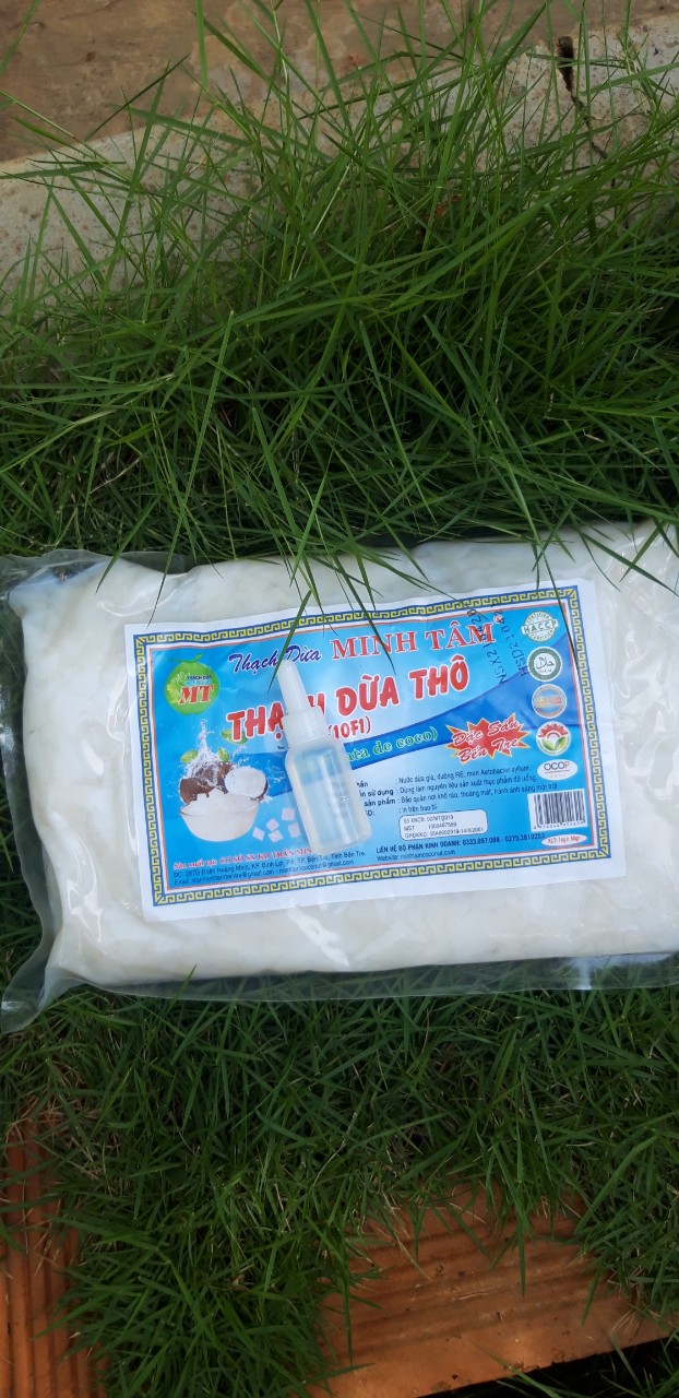 Thạch dừa thô bến tre 1kg+ hương dừa