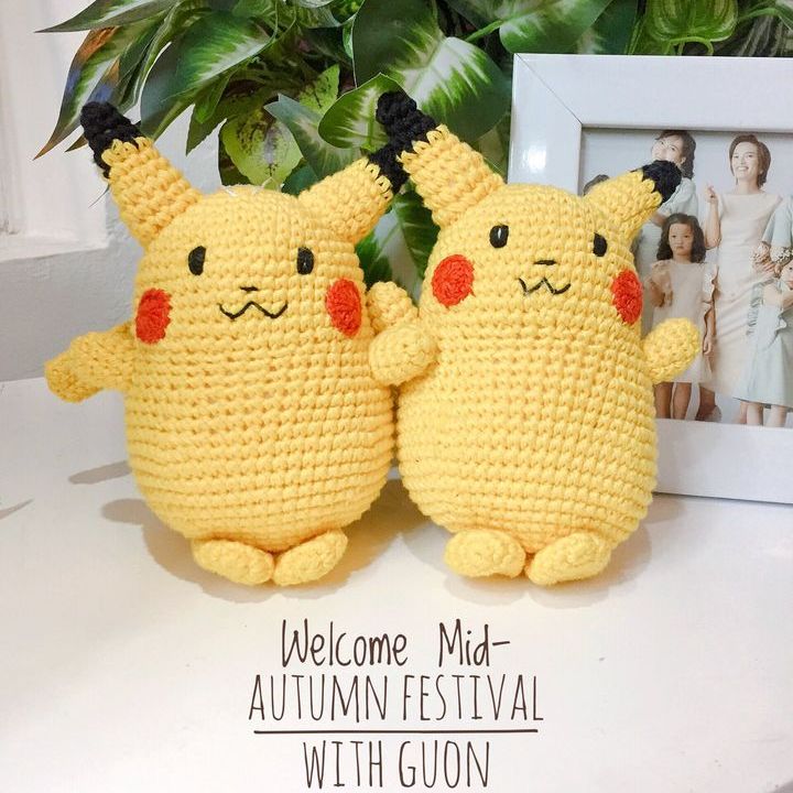Gấu bông Pokemon thủ công làm bằng len - GUON
