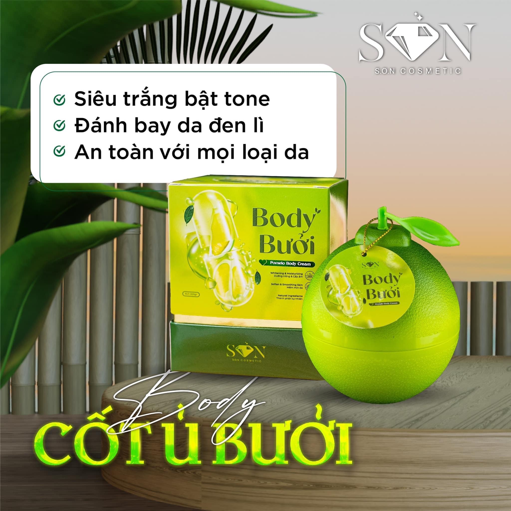[CHÍNH HÃNG] Kem Body bưởi trắng da cốt ủ Bưởi son