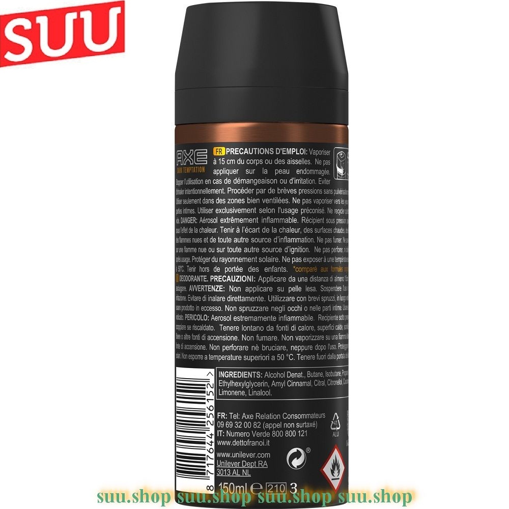 Xịt khử mùi AXE DARK 150ml