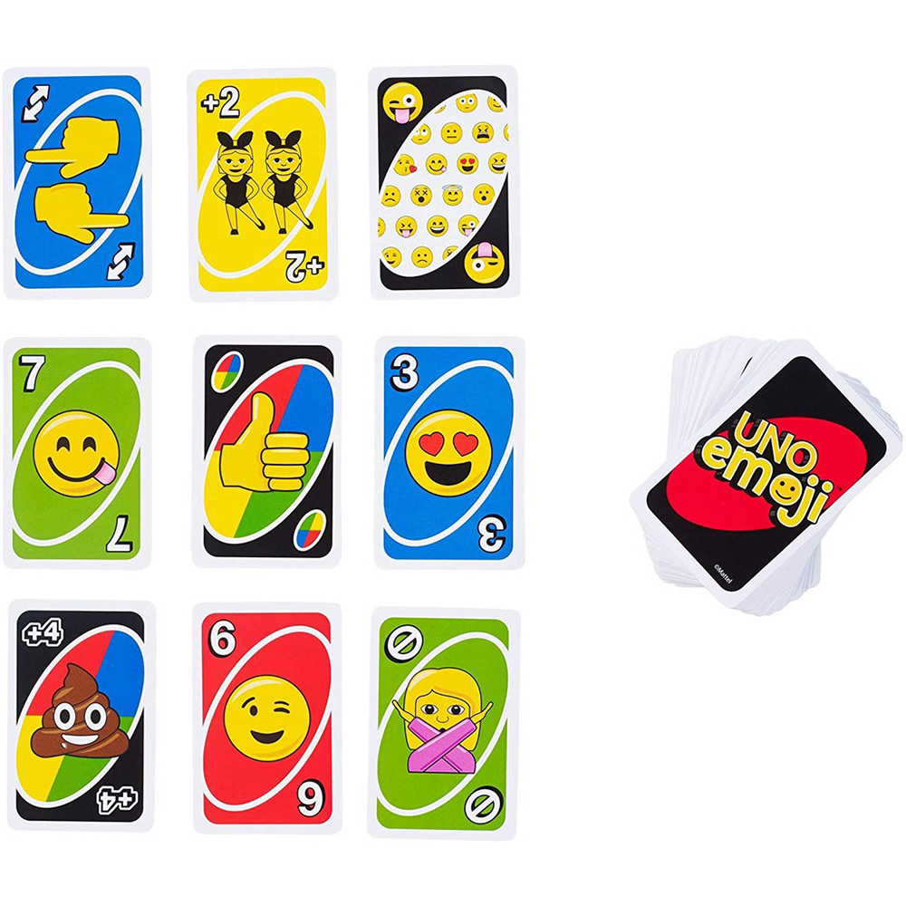 Bộ Bài Board Game UNO Emojis Edition Card Game