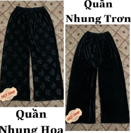 Quần nhung cho bà