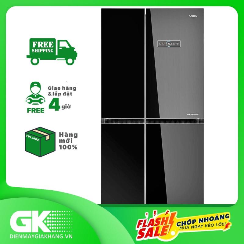 Tủ lạnh Aqua Inverter 565 lít AQR-IG585AS GB