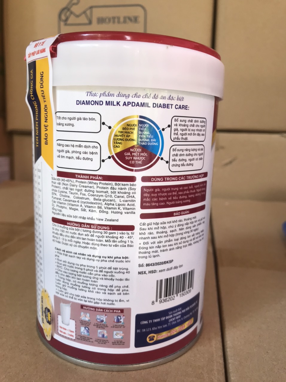 Sữa tiểu đường Diamond Milk Apdamil
