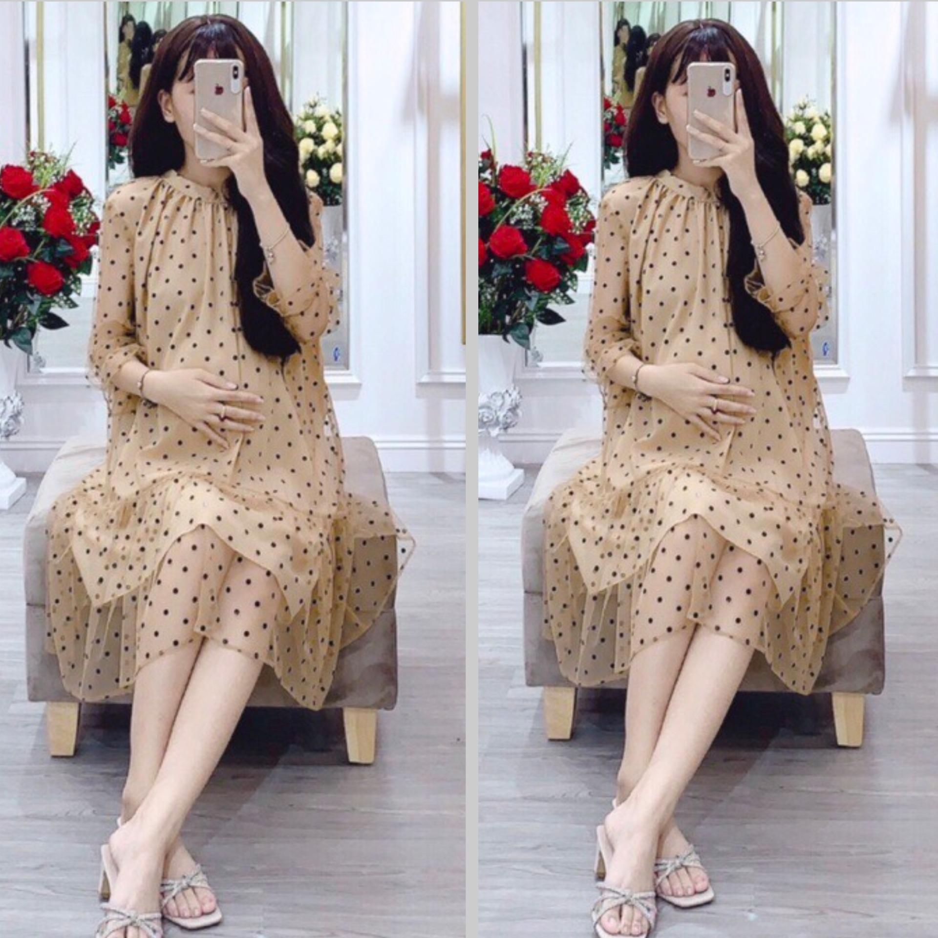 váy bầu dáng suông
