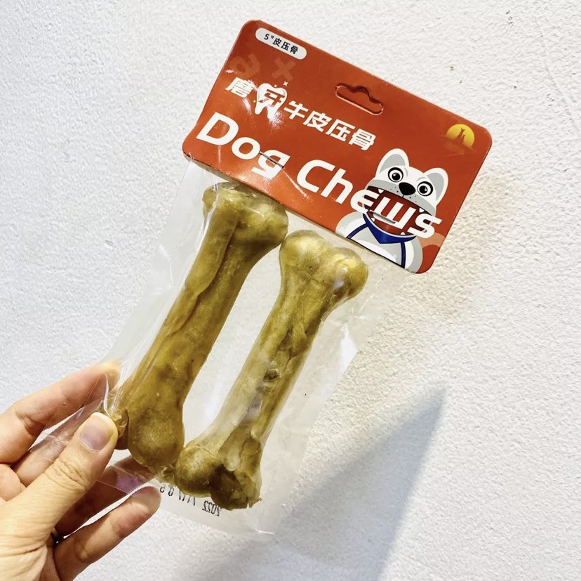 Xương da bò cho Chó gặm sạch răng và bổ sung dinh dưỡng