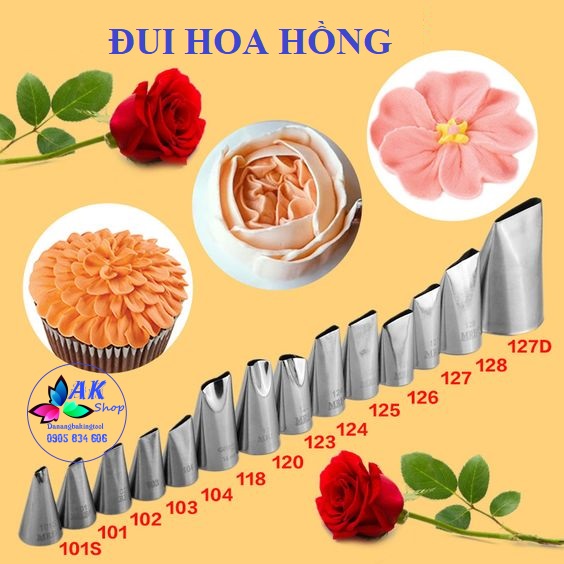 ĐUI NẶN KEM ( HOA HỒNG)